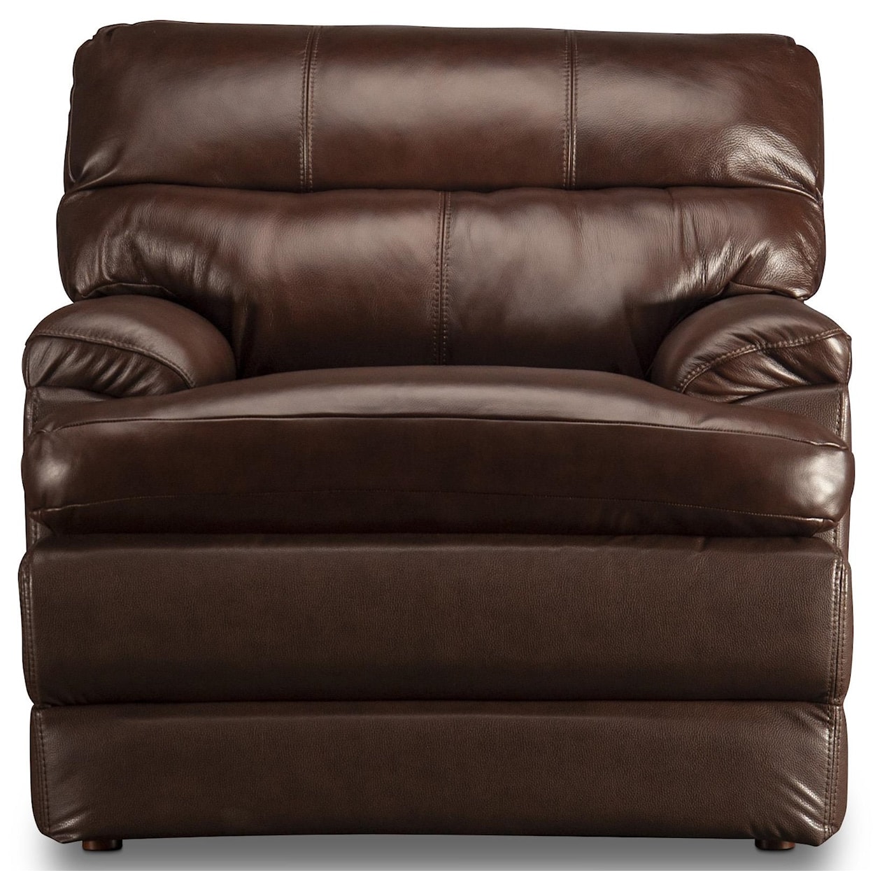 La-Z-Boy Miles Miles Top Grain Leather Match Chair